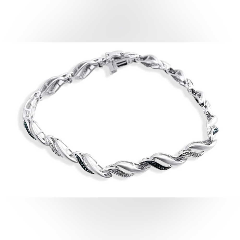 Sterling Silver Twist Bracelet